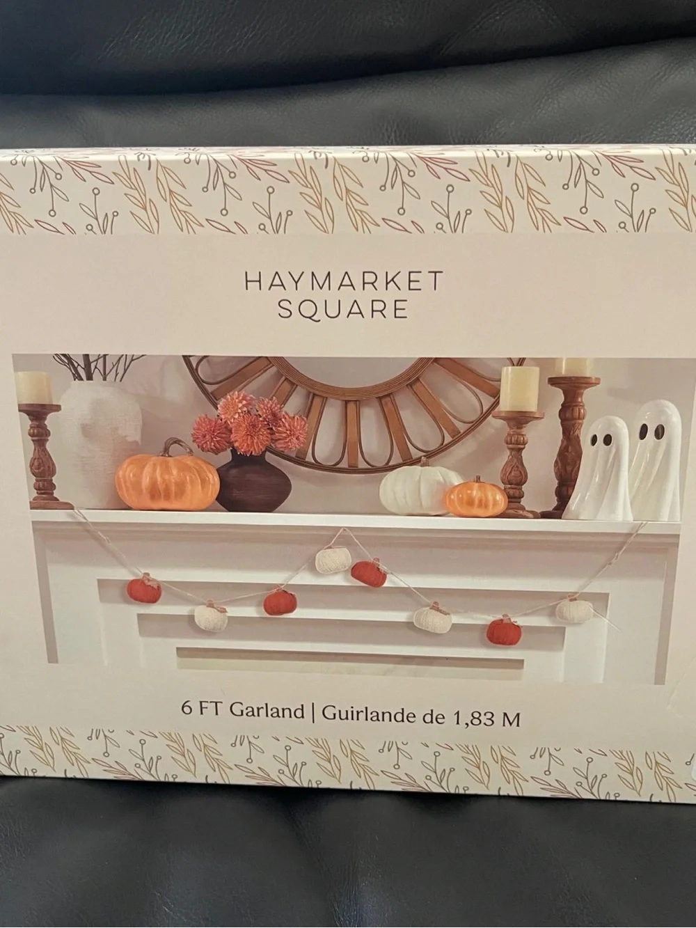 Thanksgiving Haymarket Square Pumpkins Garland - Thanksgiving Pumpkins Garland